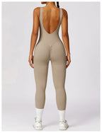 Combinaison de Sport Femme Dos Ouvert