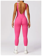 Combinaison de Sport Femme Dos Ouvert