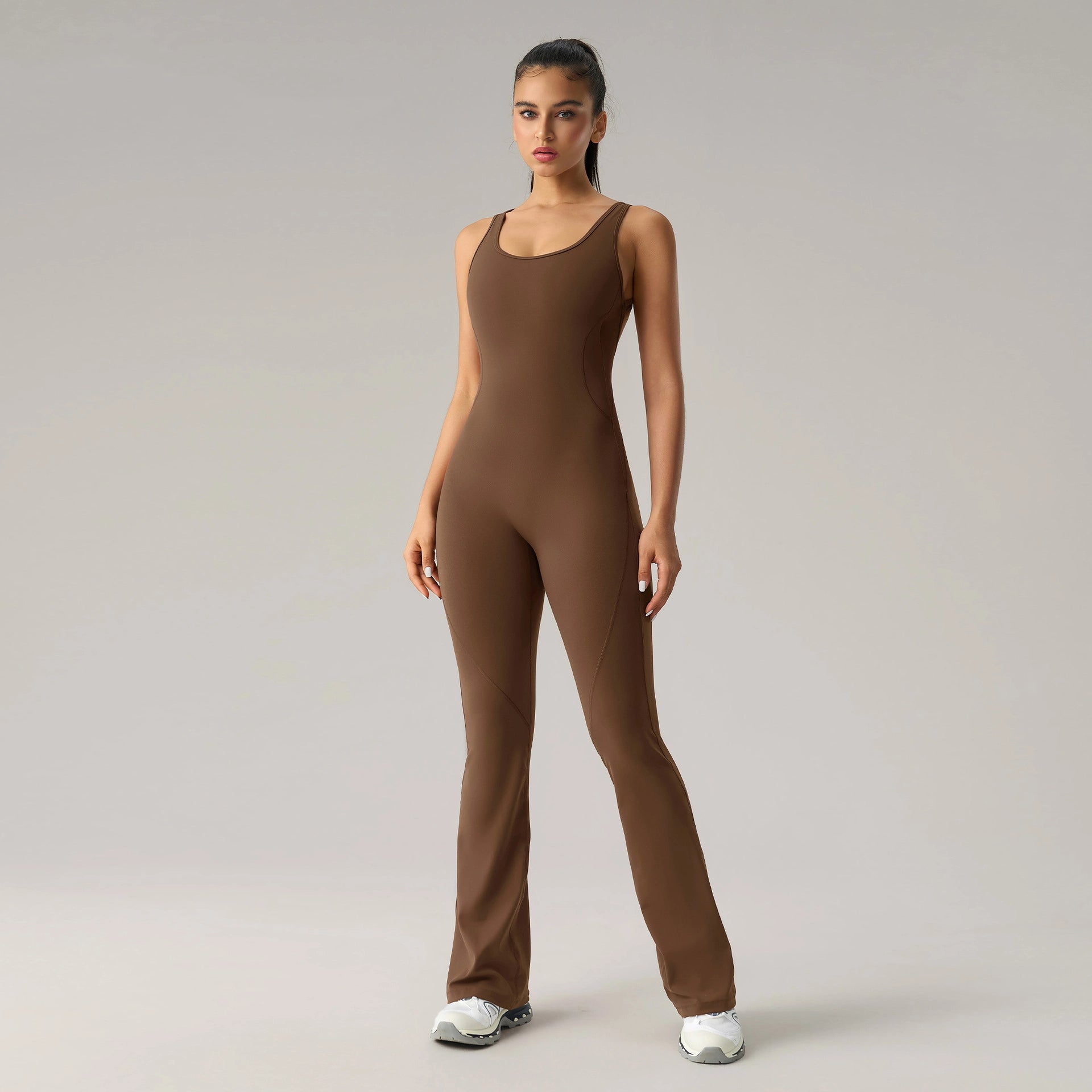 Combinaison de Sport Femme Dos Ouvert
