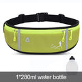 Nildras Waist Gym Bag Phone anti-theft Pack Running Belt waist Bags Waterproof Belt Men Women Gym With Water Bottle