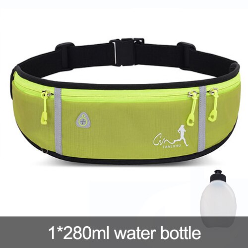 Nildras Waist Gym Bag Phone anti-theft Pack Running Belt waist Bags Waterproof Belt Men Women Gym With Water Bottle