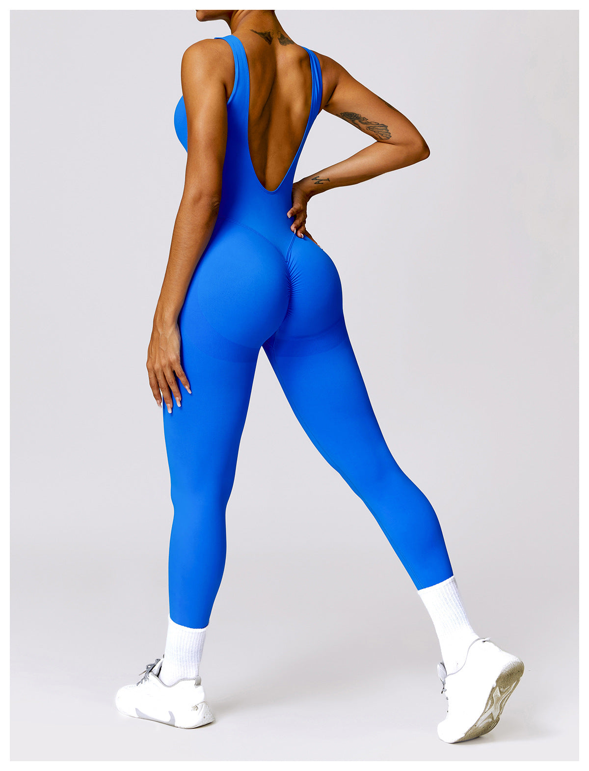 Combinaison de Sport Femme Dos Ouvert