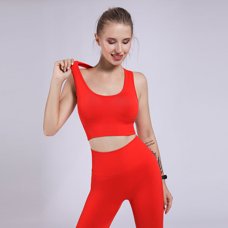 Ensemble Activewear Femme Côtelé