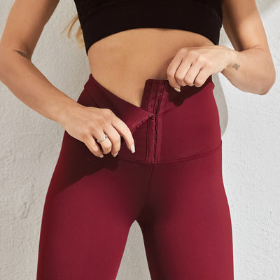 Nildras High-Waist Tummy Control Butt Lift Elastic Leggings
