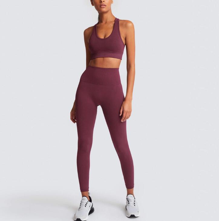 Ensemble Fitness Femme Sculptant – Legging Taille Haute