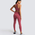 Ensemble Fitness Femme Sculptant – Legging Taille Haute