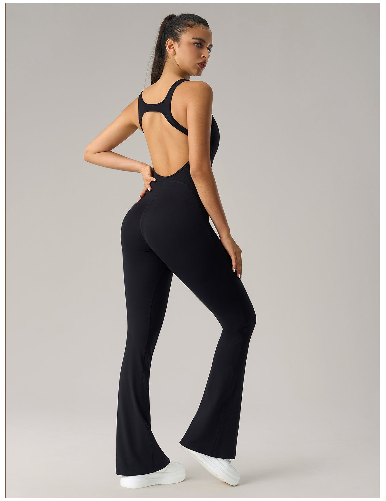 Combinaison de Sport Femme Dos Ouvert