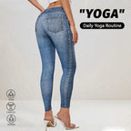 Jeans denim Leggings Butt-Lifting Yoga Pants Denim-Style