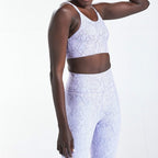 Ensemble de Sport Femme Imprimé Python – Brassière & Legging Taille Haute