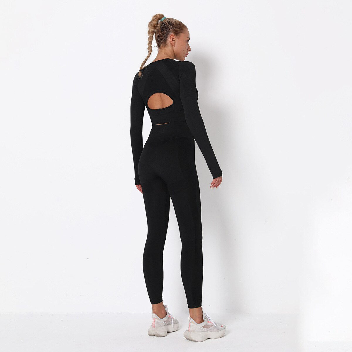 Ensemble Activewear Femme Dos Ouvert