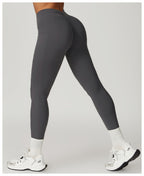 Legging de Sport Femme Taille Haute avec Poches