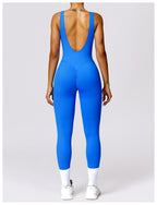 Combinaison de Sport Femme Dos Ouvert
