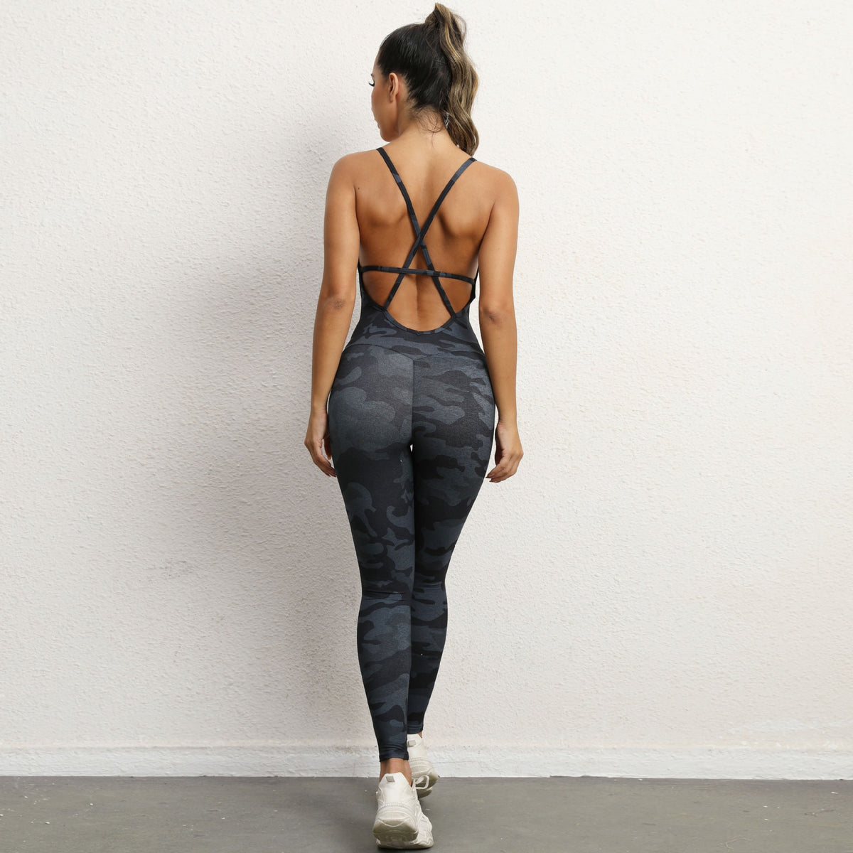 Combinaison de Sport Sculptante Dos Croisé