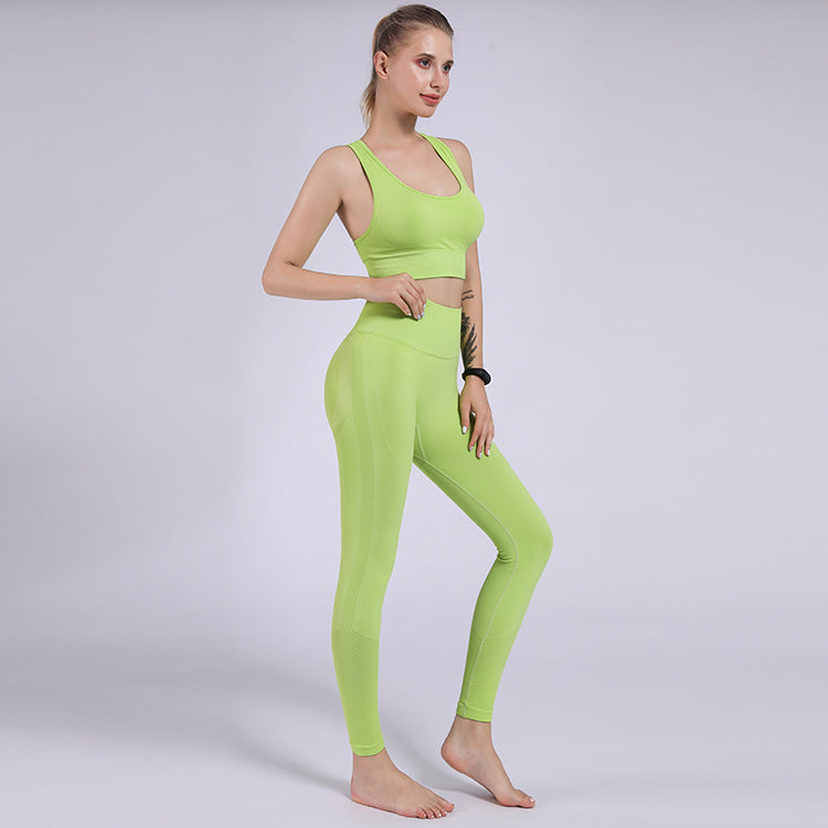 Ensemble Activewear Femme Côtelé