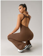 Combinaison de Sport Femme Dos Ouvert