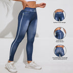 Jeans denim Leggings Butt-Lifting Yoga Pants Denim-Style