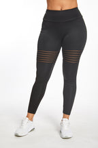 Legging de Sport Femme Mesh Taille Haute