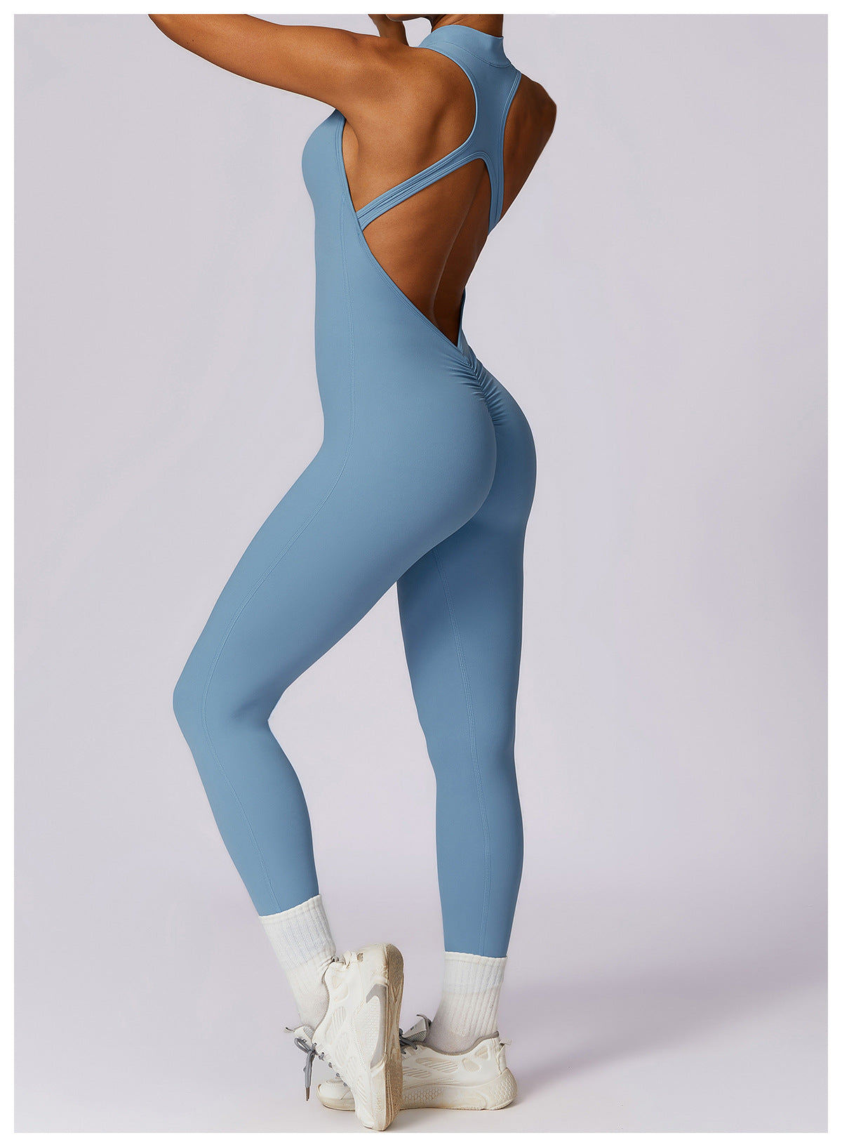 Combinaison de Sport Femme Dos en V