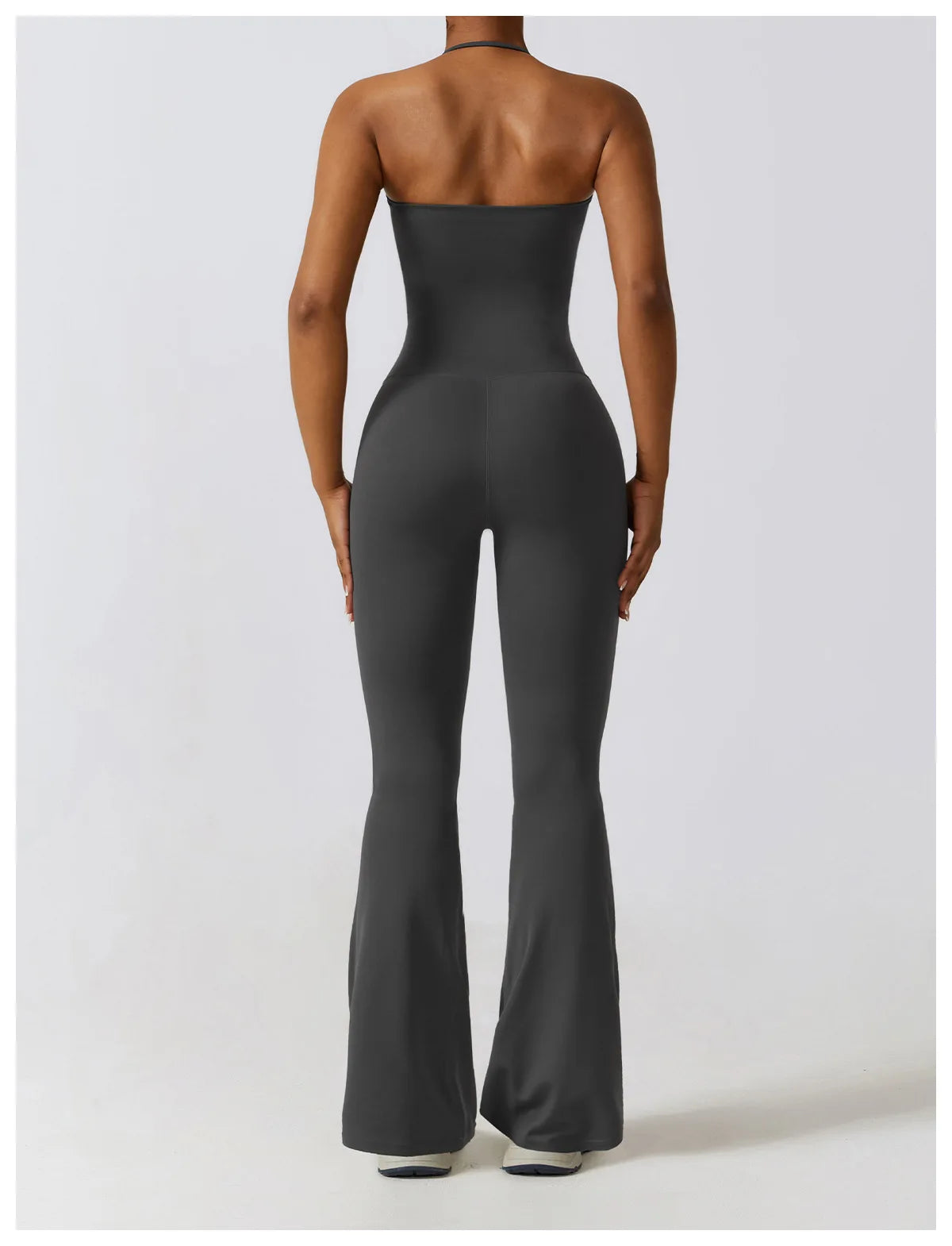 Combinaison Activewear Sculptante Évasée Dos Nu