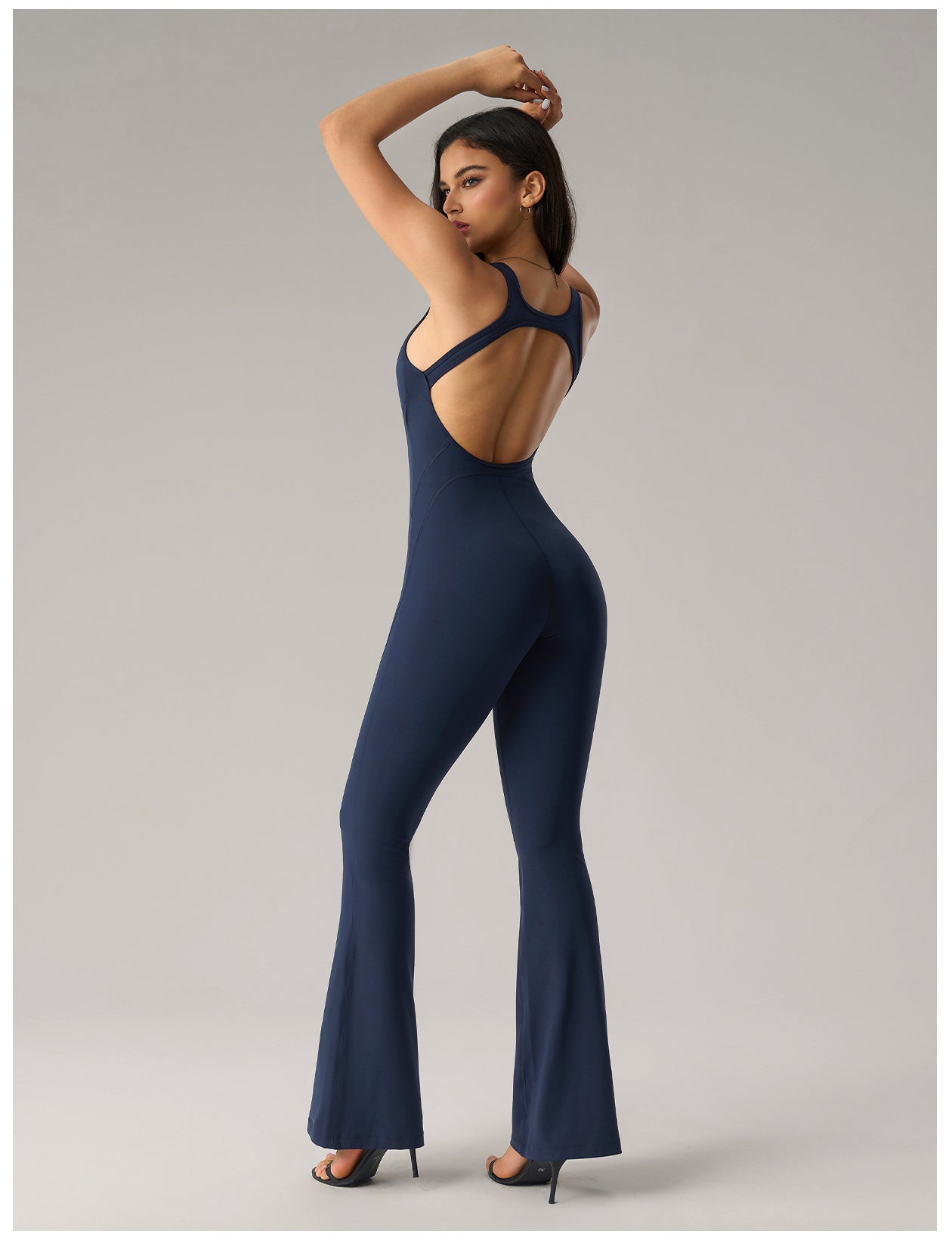 Combinaison de Sport Femme Dos Ouvert