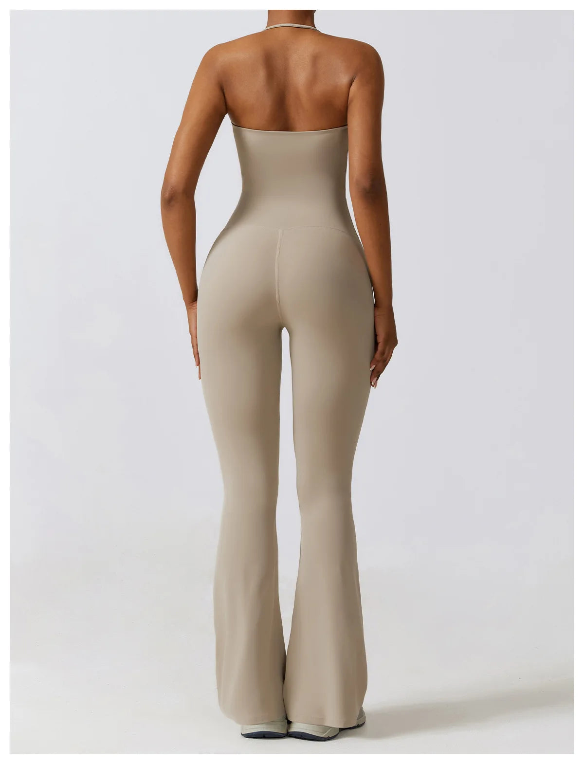 Combinaison Activewear Sculptante Évasée Dos Nu