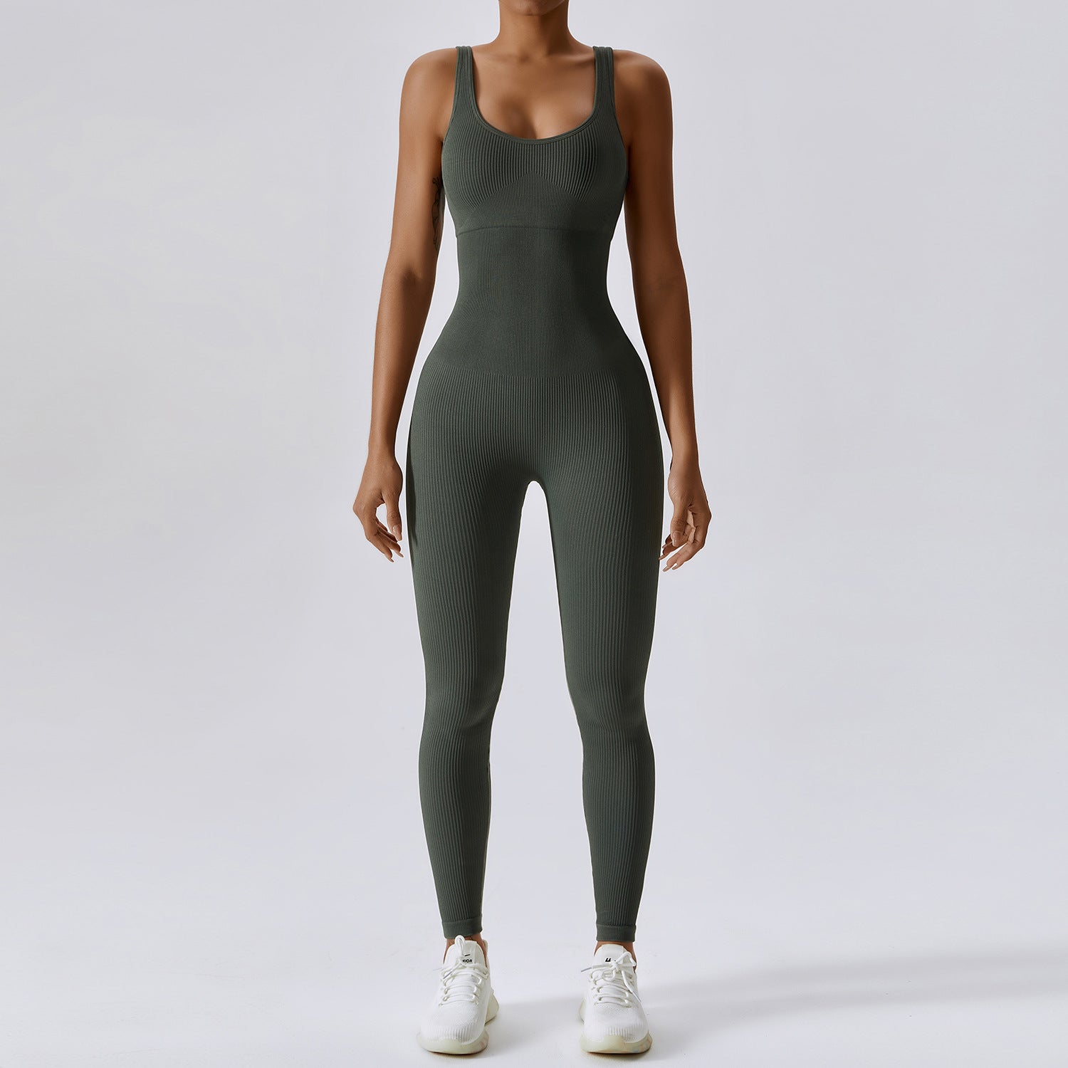 Combinaison de Sport Femme Côtelée