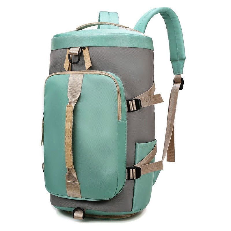 Nildras Gym Bag Backpack Fitness Bag with Shoe Compartment Outdoor Shoulder Gym Bag Student Sport Bag Travel Bag Daily