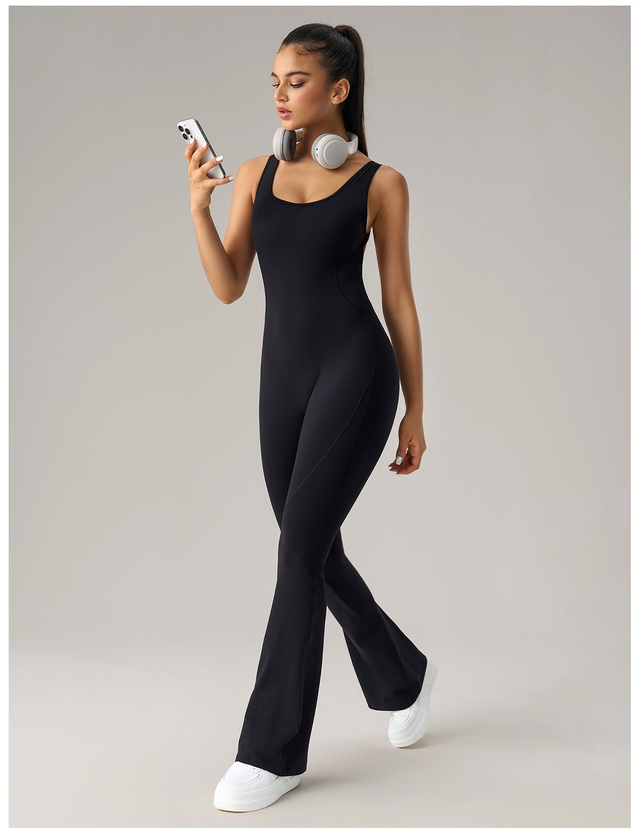 Combinaison de Sport Femme Dos Ouvert
