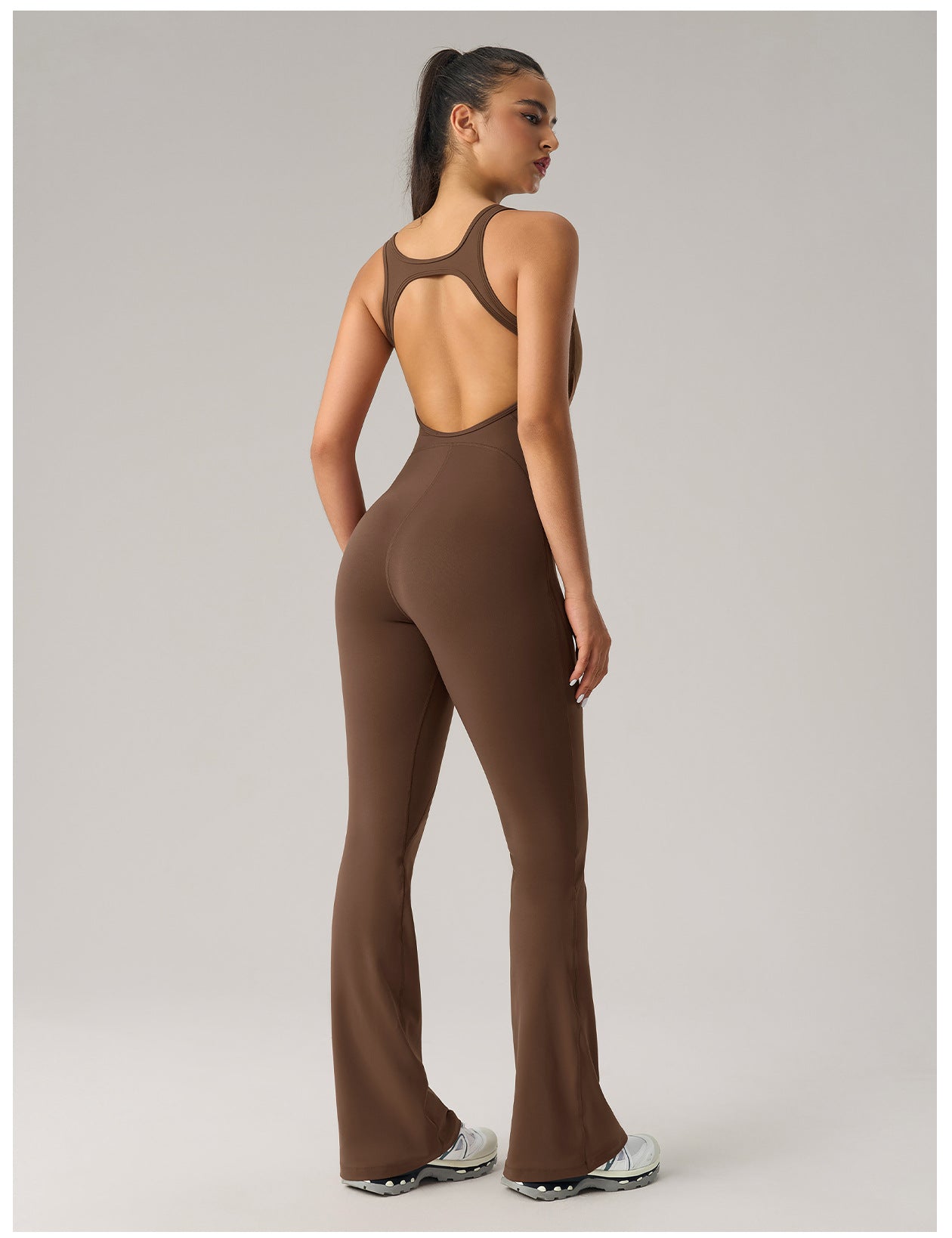 Combinaison de Sport Femme Dos Ouvert