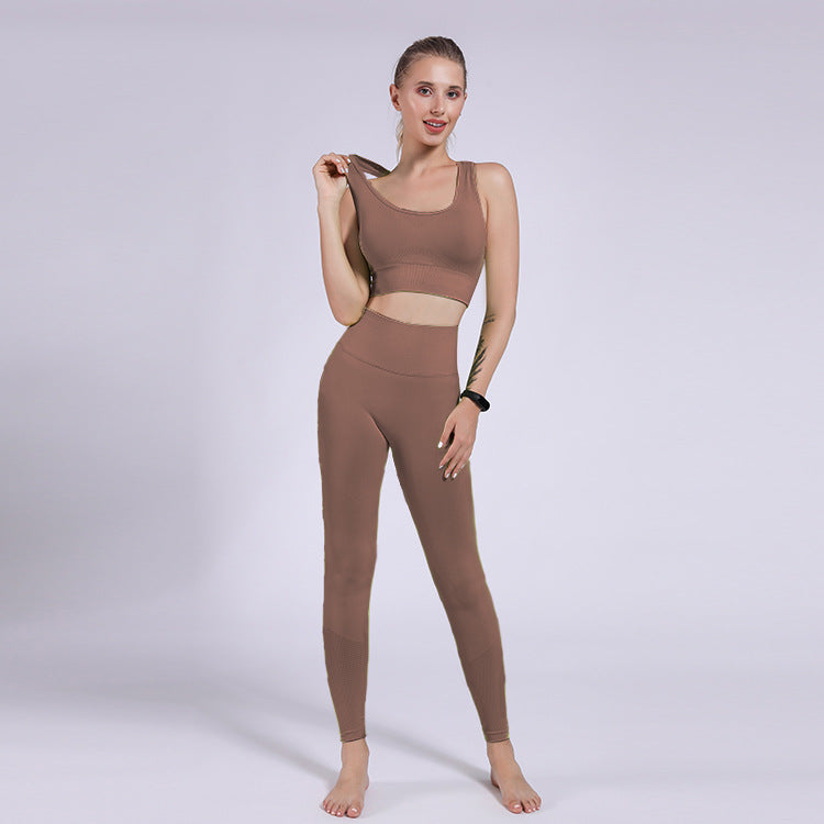 Ensemble Activewear Femme Côtelé
