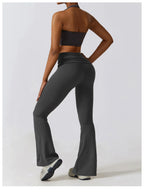 Combinaison Activewear Sculptante Évasée Dos Nu