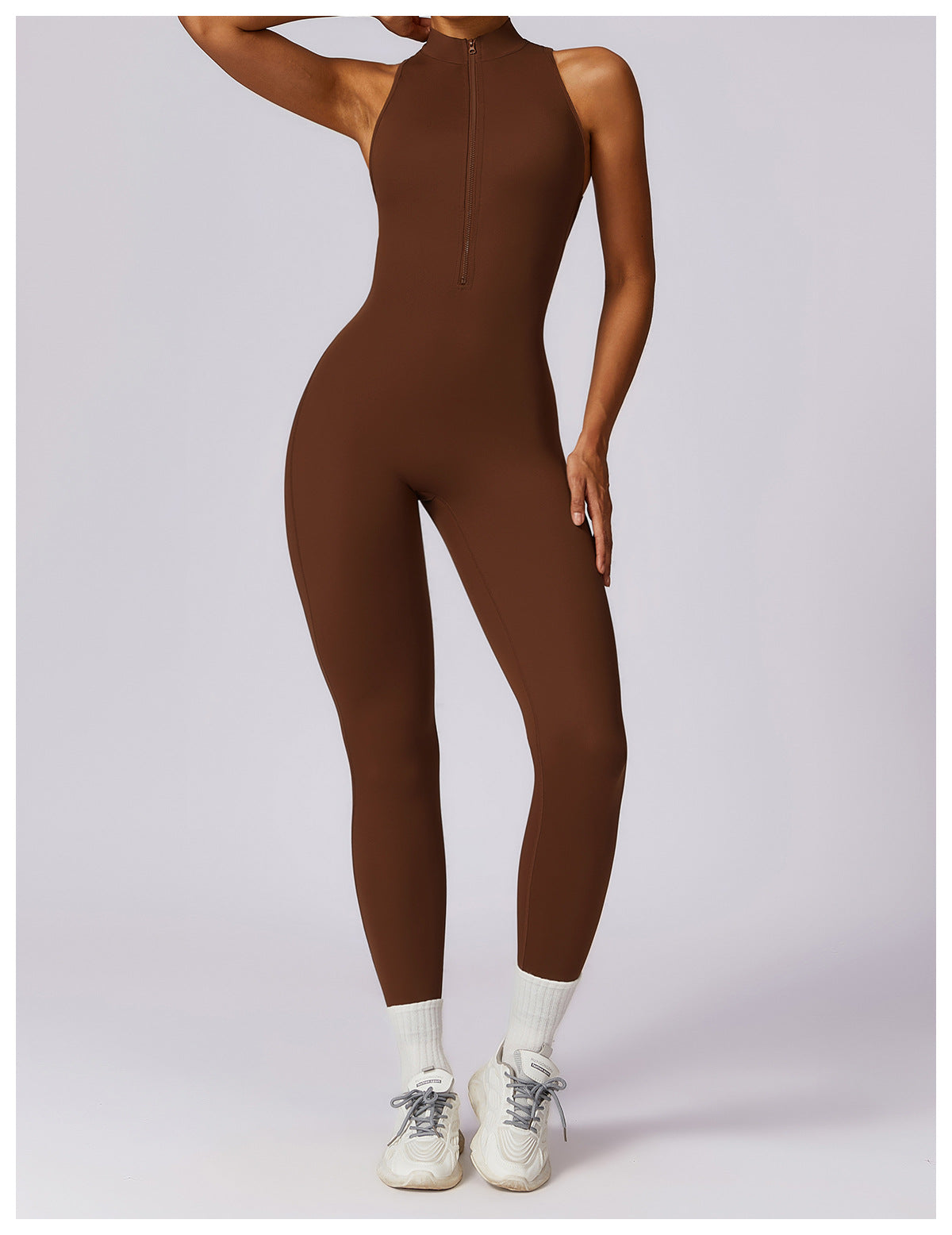 Combinaison de Sport Femme Dos en V