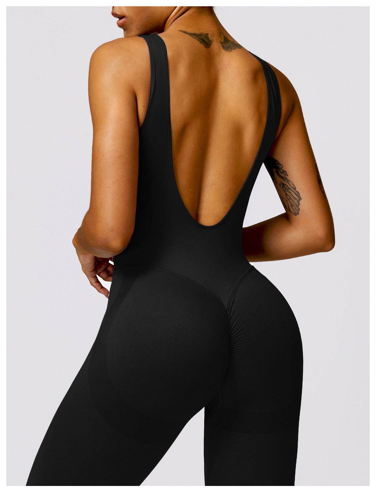 Combinaison de Sport Femme Dos Ouvert
