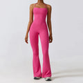 Combinaison Activewear Sculptante Évasée Dos Nu