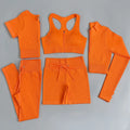Ensemble de Sport Femme 5 Pièces Côtelé
