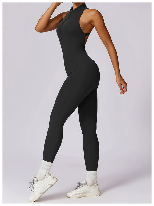 Combinaison de Sport Femme Dos en V