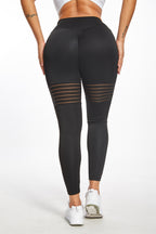 Legging de Sport Femme Mesh Taille Haute