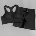 Ensemble de Sport Femme 5 Pièces Côtelé