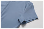 Combinaison Short Sculptante Zippée Sans Coutures