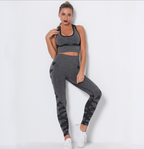 Ensemble de Sport Femme Camouflage Sans Coutures – Legging Taille Haute & Brassière