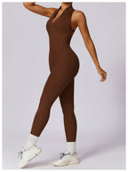 Combinaison de Sport Femme Dos en V