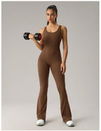 Combinaison de Sport Femme Dos Ouvert