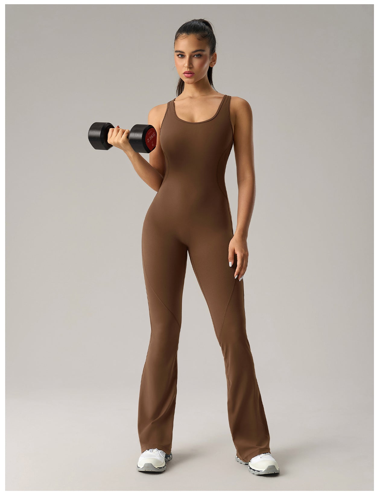 Combinaison de Sport Femme Dos Ouvert