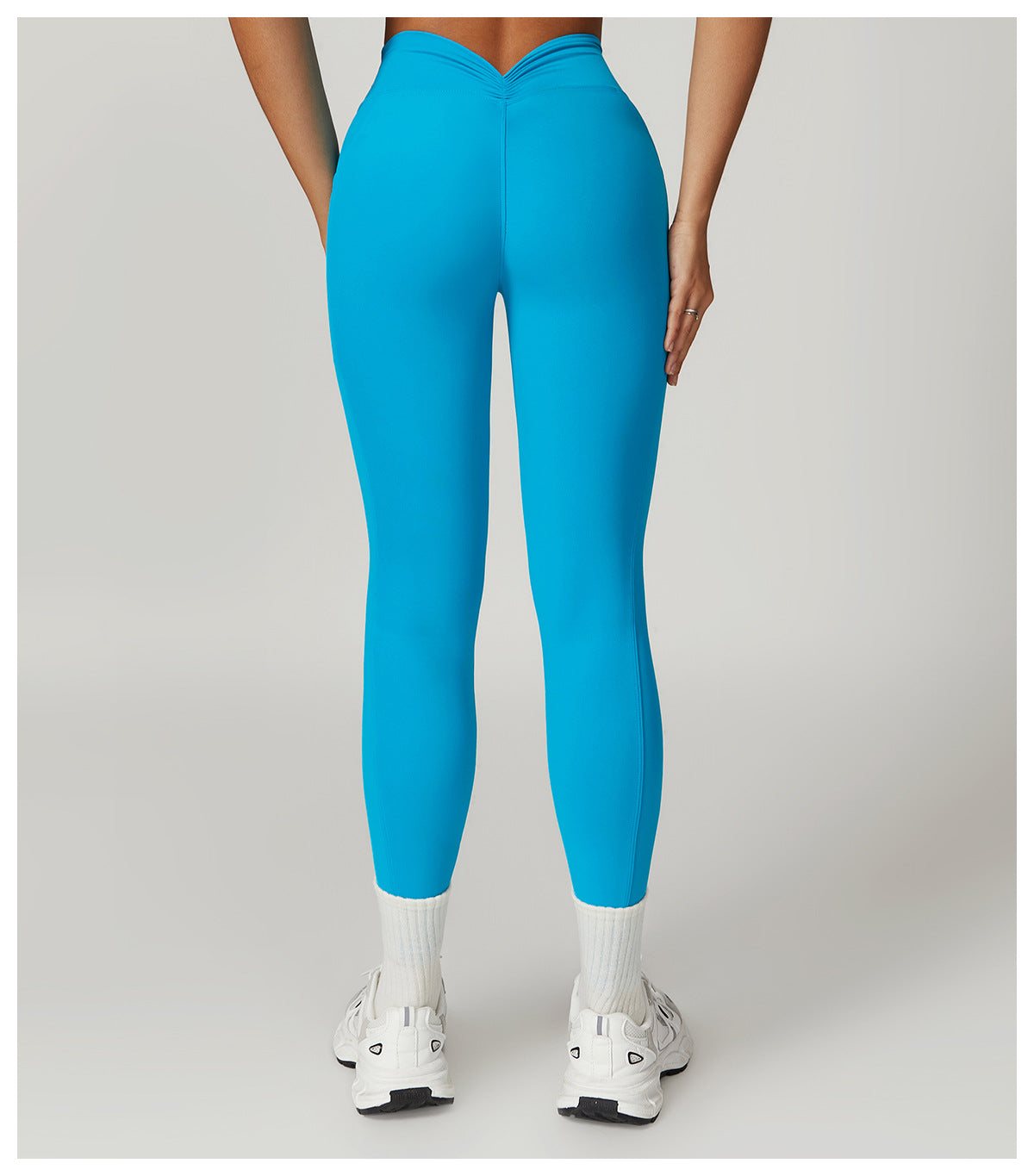 Legging de Sport Femme Taille Haute avec Poches