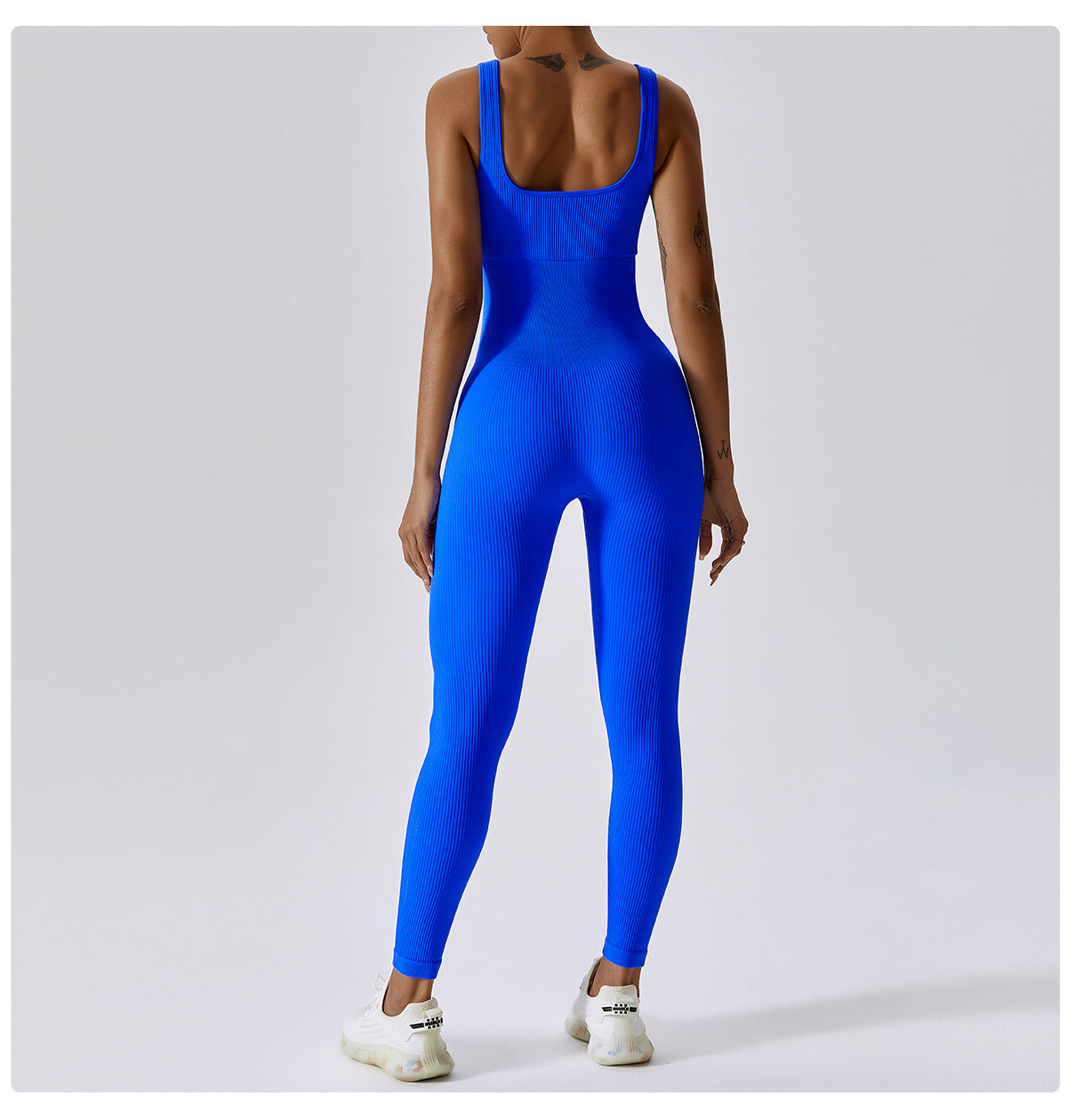 Combinaison de Sport Femme Côtelée
