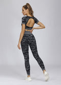 Ensemble de Sport Femme Sans Coutures – Legging Taille Haute & Brassière