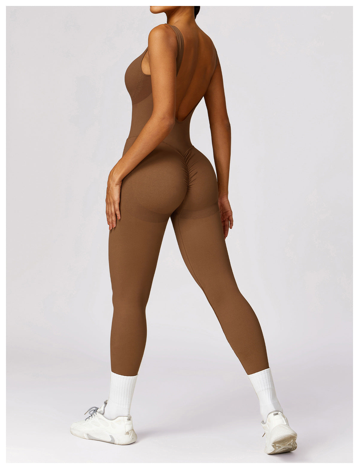 Combinaison de Sport Femme Dos Ouvert
