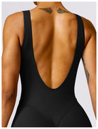 Combinaison de Sport Femme Dos Ouvert