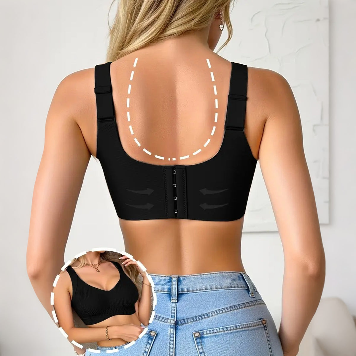 Push seamless bra full cup