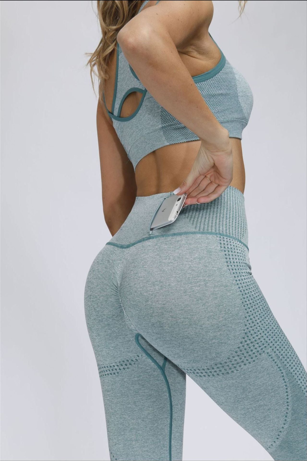 Ensemble Fitness Femme avec Poche Zippée